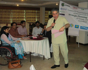 Community training workshop with persons with disabilities