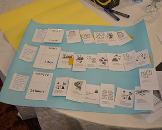Community training workshop with persons with disabilities