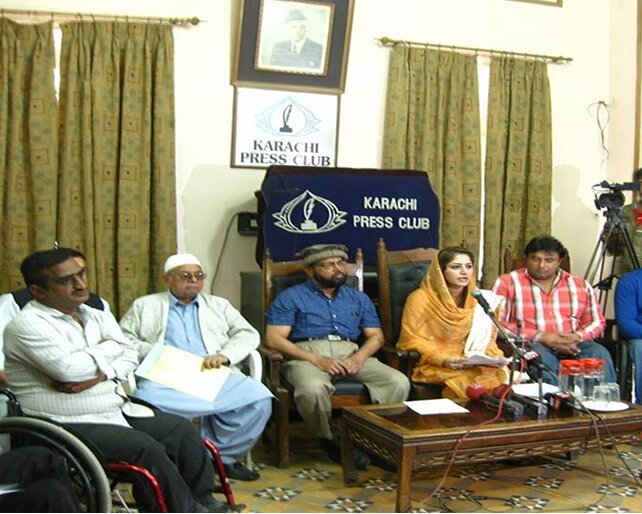 Community training workshop with persons with disabilities