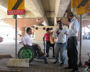 Community training workshop with persons with disabilities