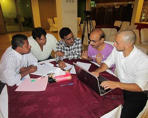 Community training workshop with persons with disabilities