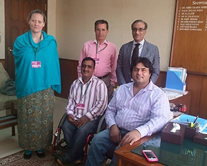 Community training workshop with persons with disabilities