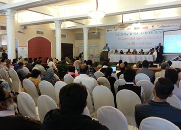 Backside view of participants of CBID Pakistan National Conference participants