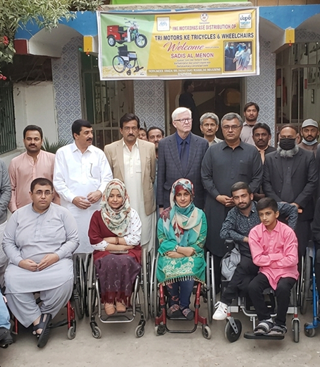 Community training workshop with persons with disabilities