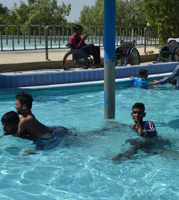 Community training workshop with persons with disabilities