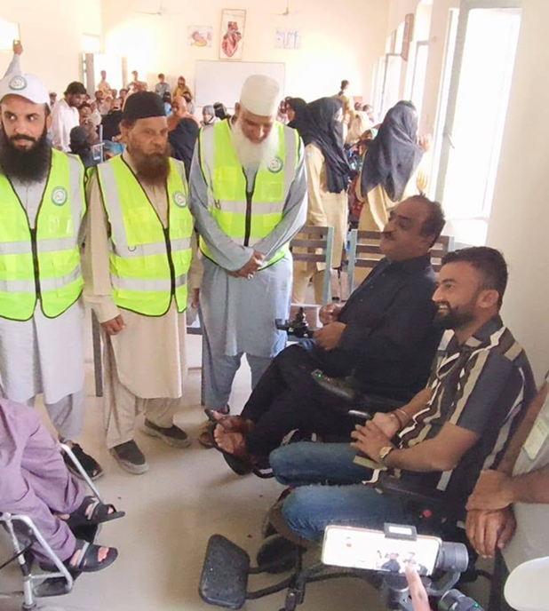 Community training workshop with persons with disabilities