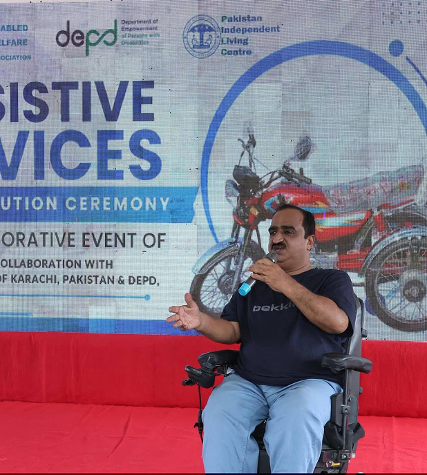 Community training workshop with persons with disabilities